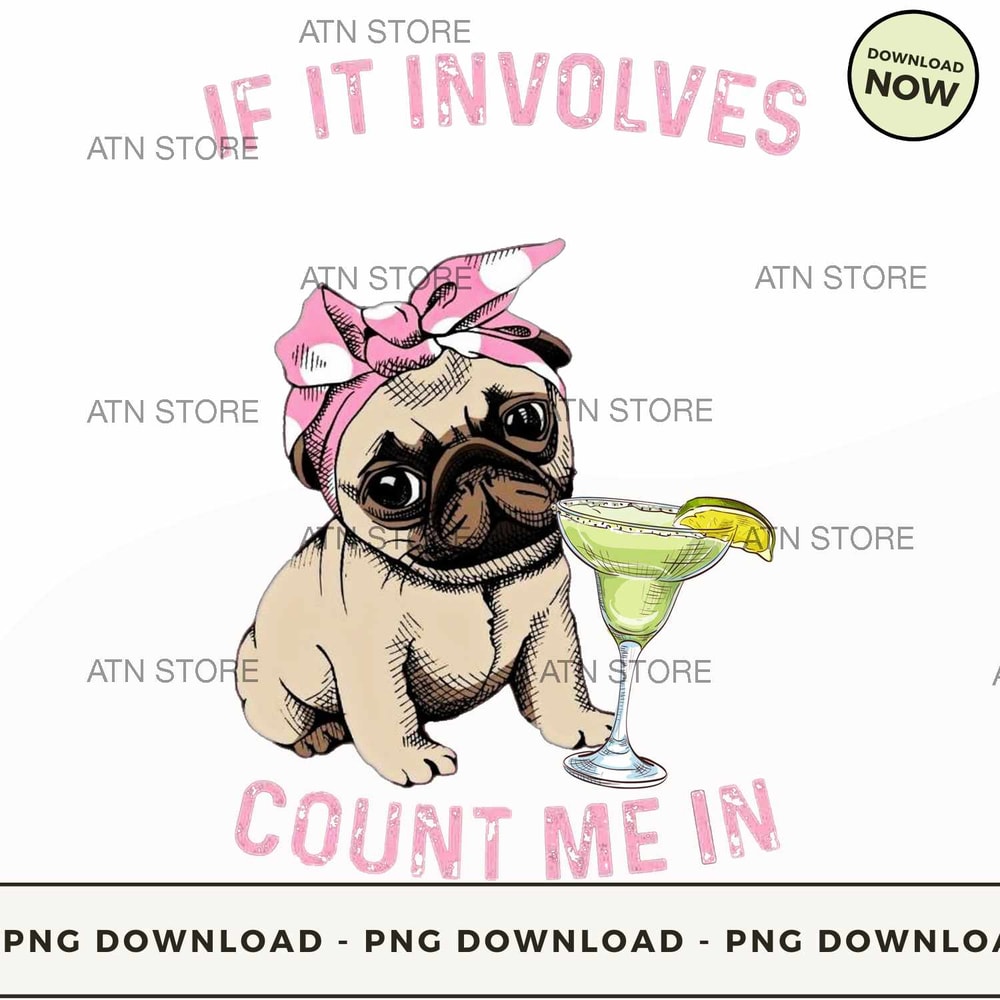 Margaritas and Pug- motivational gift.jpg