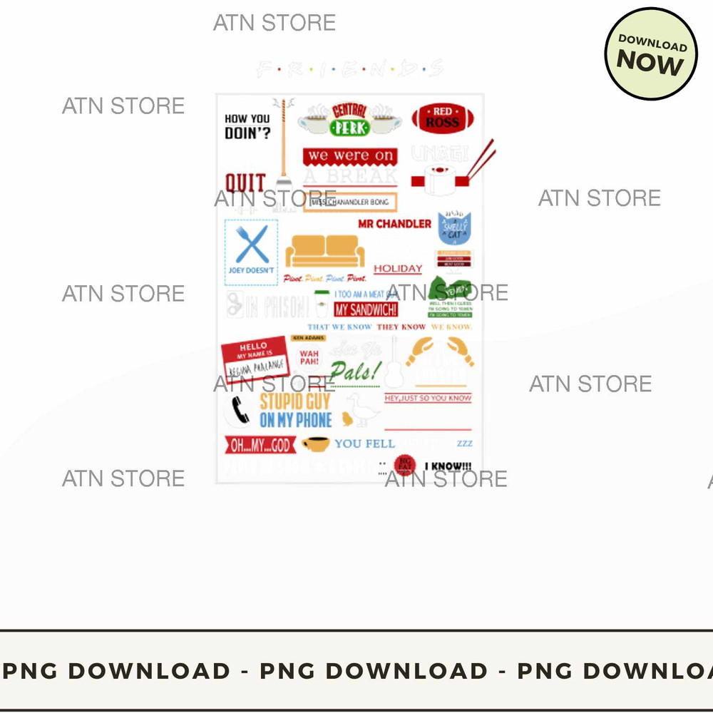 Friends Infographic 2 Friends serie tv show.jpg