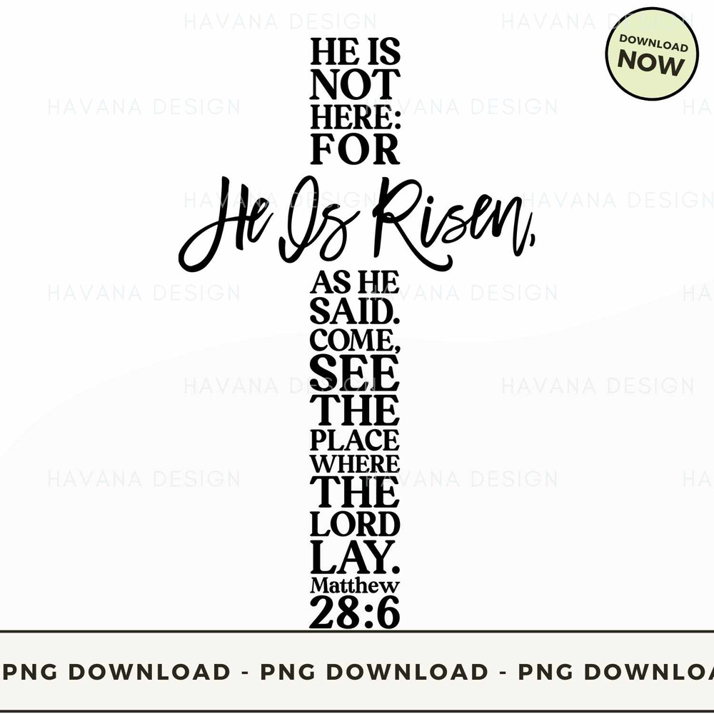 Cross He Is Not Here For He Os Risen.jpg