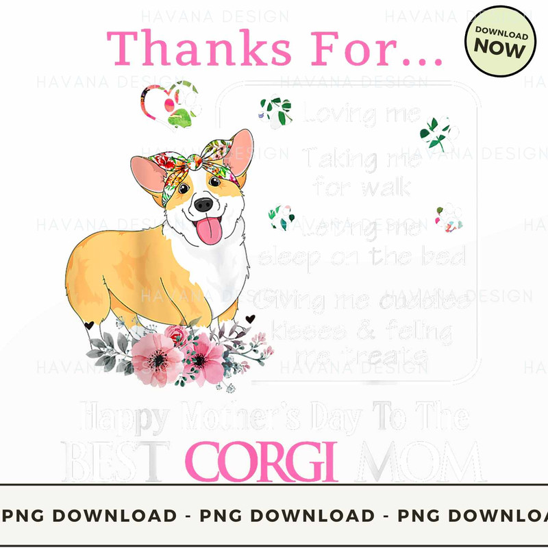 Mothers Cute Corgi Dog Mom.jpg