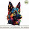 German Shepherd Lover Colorful T Shirt.jpg