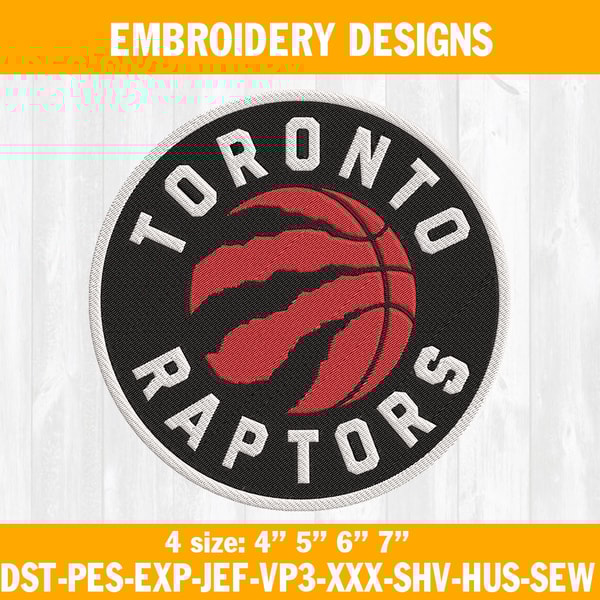 Toronto Raptor Embroidery Designs, NBA Embroidery Designs, T | Inspire ...