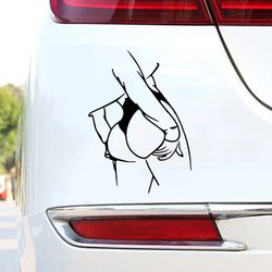 13x18cm Sexy Girl Funny Car Sticker | Waterproof Vinyl Decal | Cool Car Styling | Car Accessories | Pegatinas Para Coche