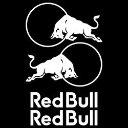 Vinyl Red Bull Helmet Sticker Decal | Motorcycle Bike Logo