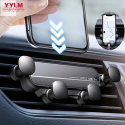 Gravity Car Phone Holder | Air Vent Mount Cell Phone Holder in Car | Mobile Support for iPhone 13, 12, Xiaomi | Universa