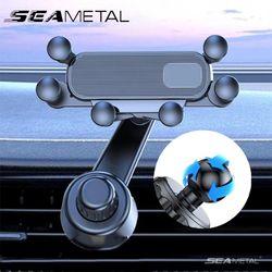 SEAMETAL Air Vent Car Phone Holder | 6-Joint 360-Degree Gravity Phone Mount | Stable Hook Cellphone Stand | Universal fo