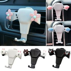 Gravity Car Holder for Phone | Air Vent Clip Mount | Mobile Cell Stand | Smartphone GPS Support | For iPhone 13, 12, Xia
