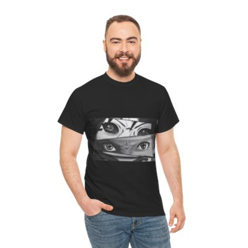 Red Eyes Ninja Hidden Village Heavy Cotton Tee_yyth.jpg