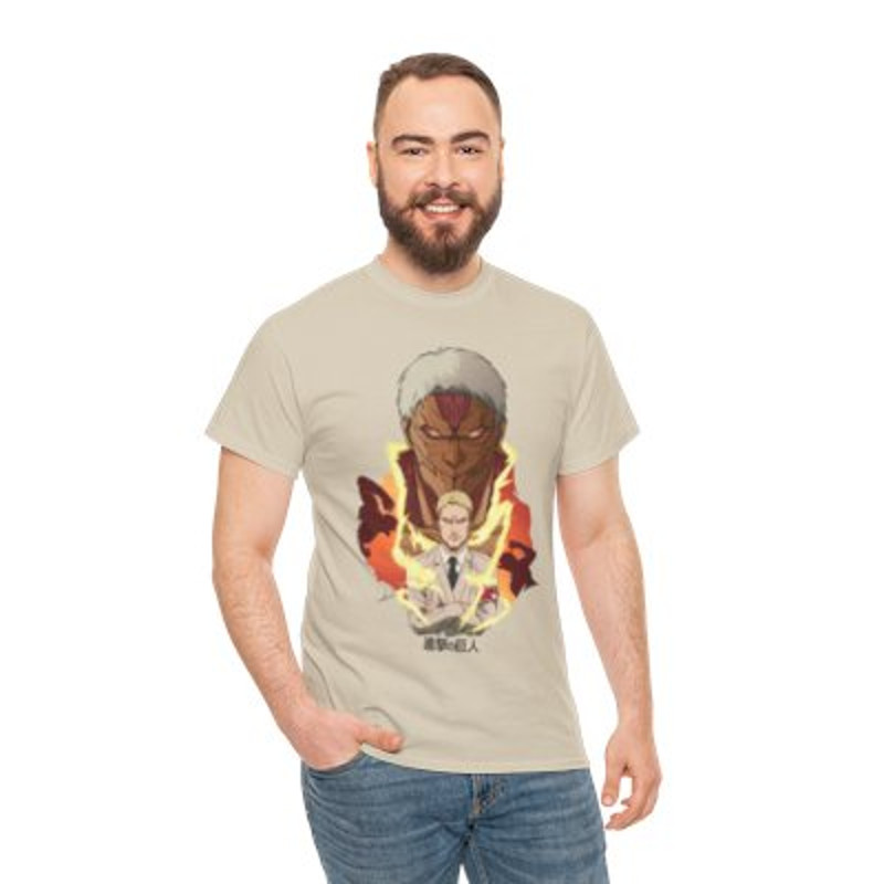 Shingeki No Kyojin Reiner Heavy Cotton Tee Casual_y.jpg