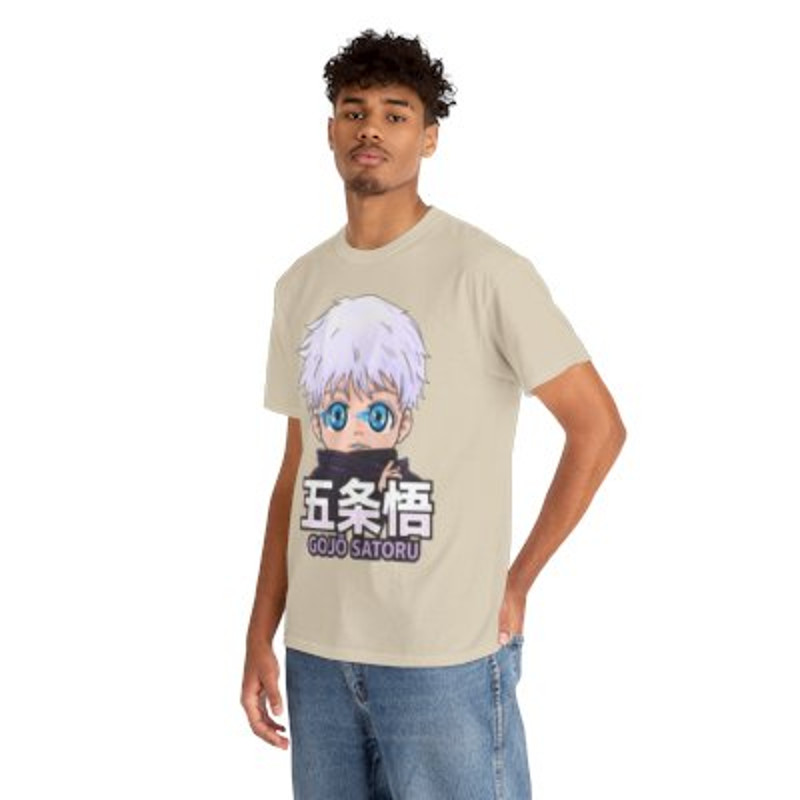 Gojo Saturo - Jiujitsu kaisen Heavy Cotton Tee_yyth.jpg