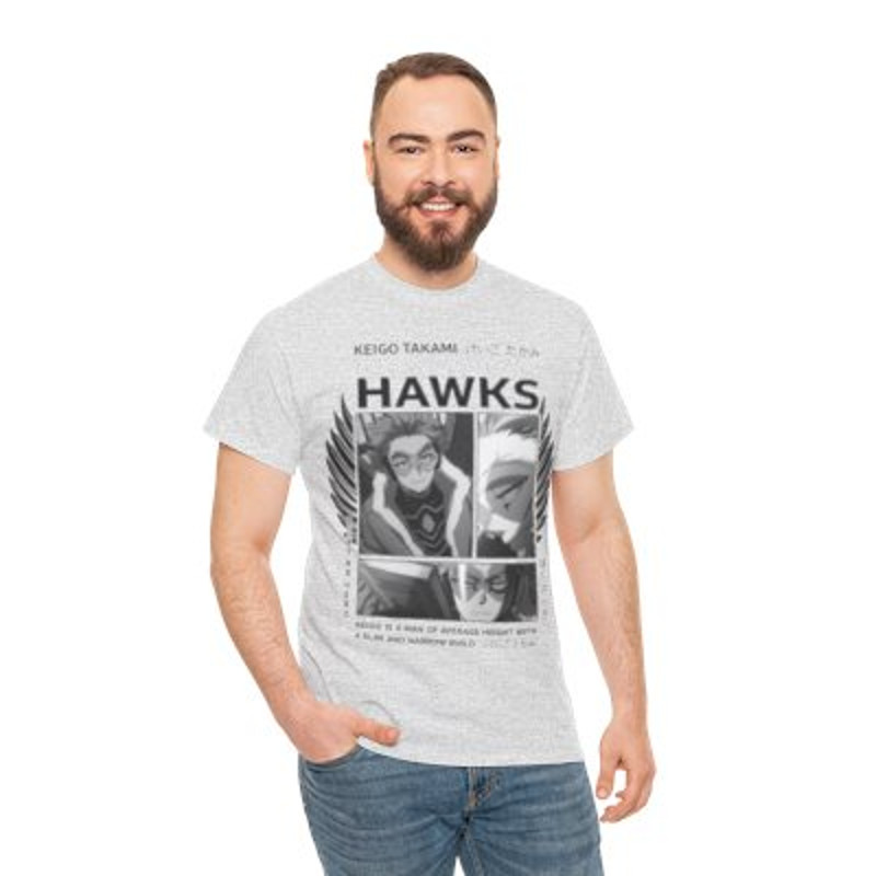 Keigo Takami Hawks Heavy Cotton Tee Casual Classic_.jpg