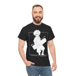 killua_ hunter x hunter heavy cotton tee