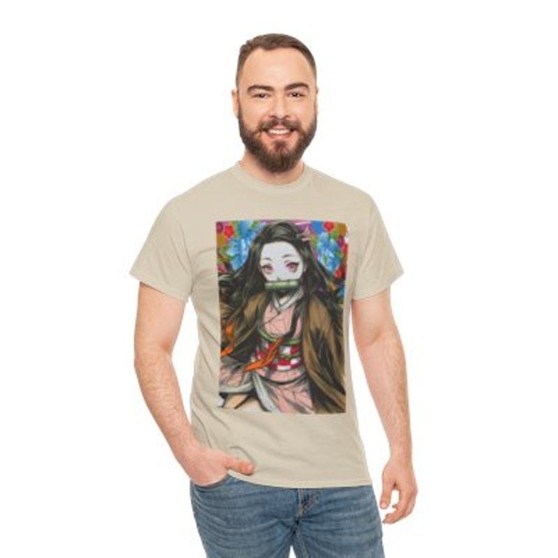 Nezuko Kamado Demon Slayer Heavy Cotton Tee Casual_ (1).jpg
