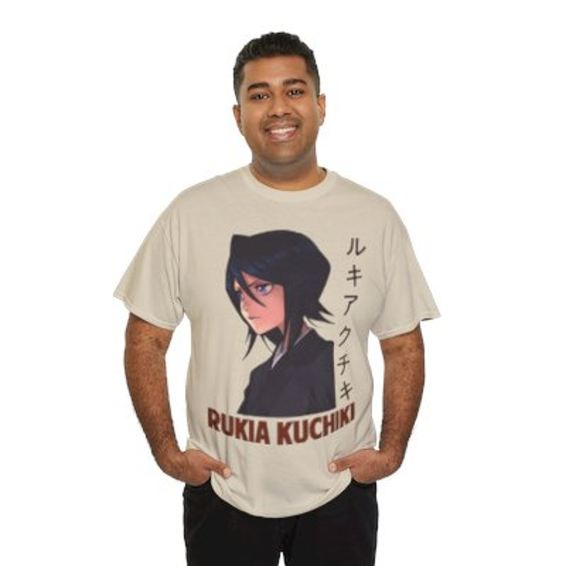 Rukia Kuchiki Bleach Heavy Cotton Tee Casual Classi.jpg
