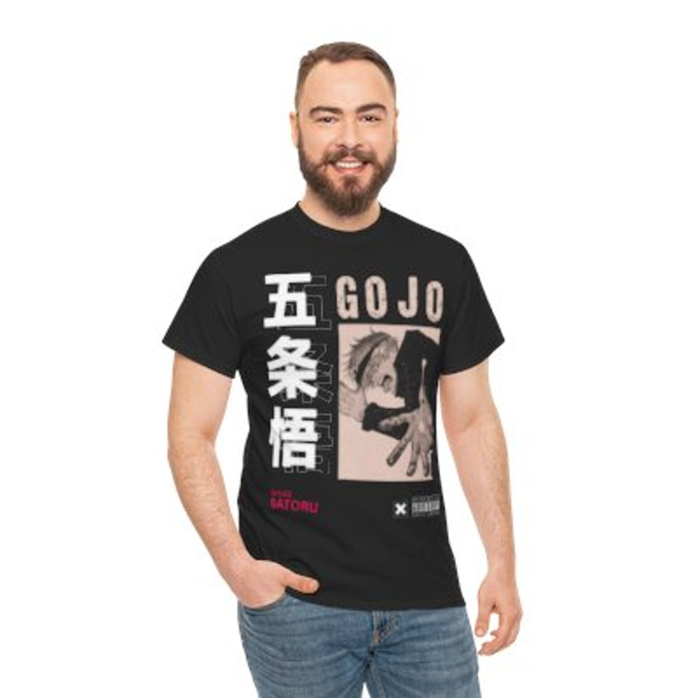 Satoru Gojo Jujutsu Kaisen Heavy Cotton Tee Casual_ (1).jpg