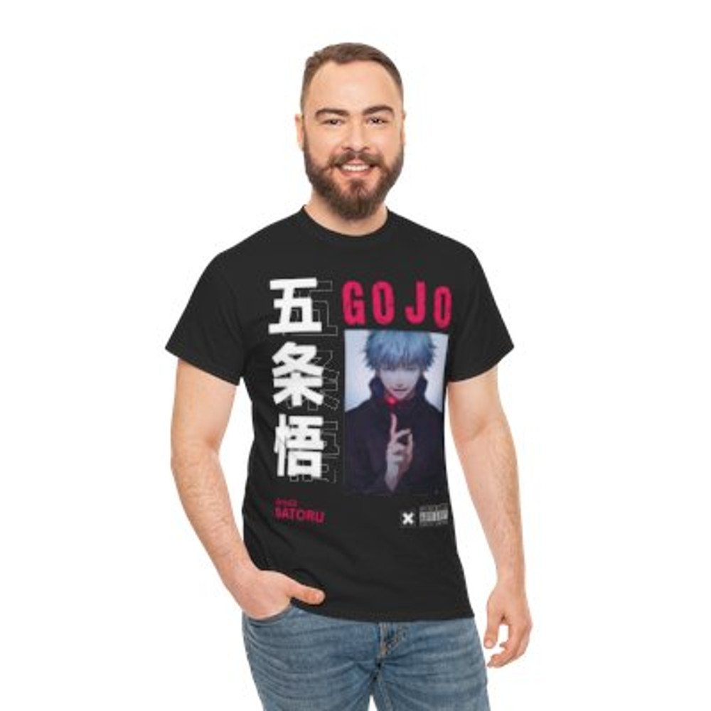 Satoru Gojo Jujutsu Kaisen Heavy Cotton Tee Casual_.jpg