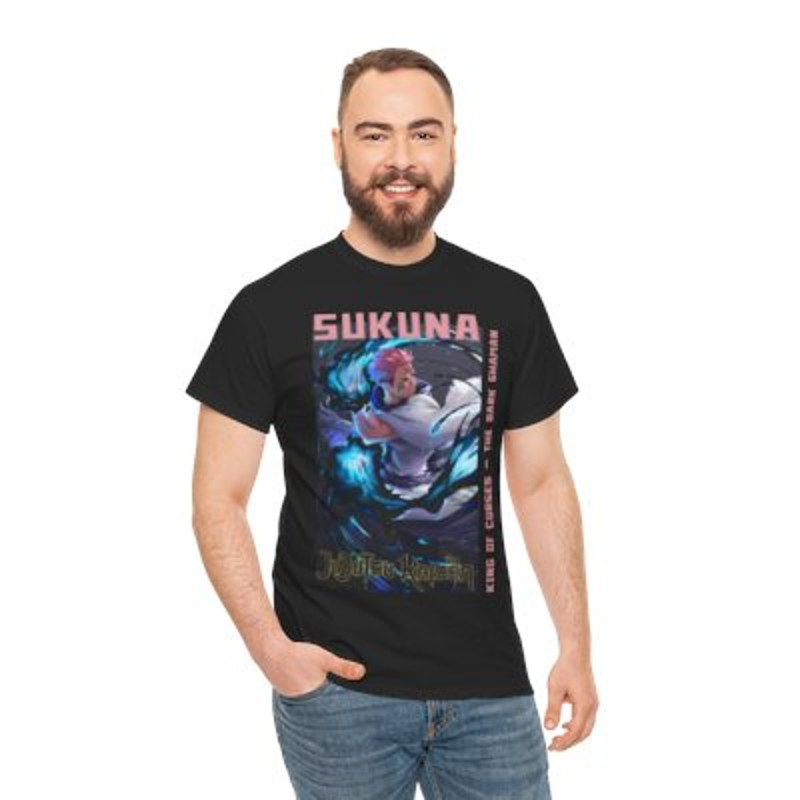 Sukuna - Jujutsu Kaisen Heavy Cotton Tee Casual_yyt.jpg