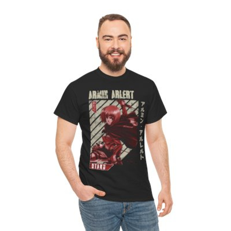 Attack on Titan-Armin Arlert Unisex Heavy Cotton Te.jpg