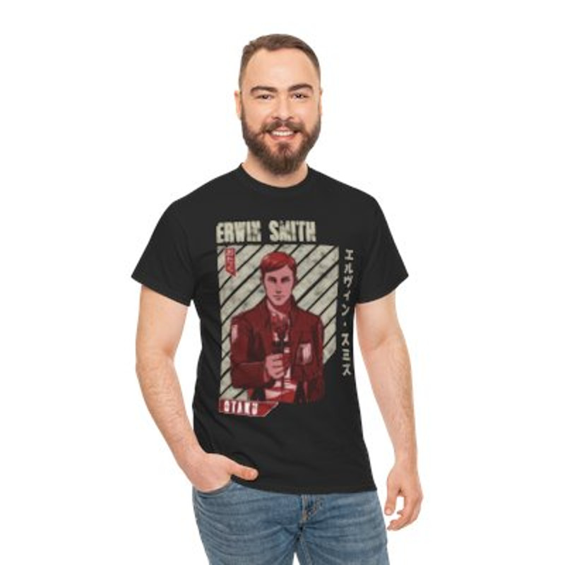 Attack on Titan-Erwin Smith Unisex Heavy Cotton Tee.jpg