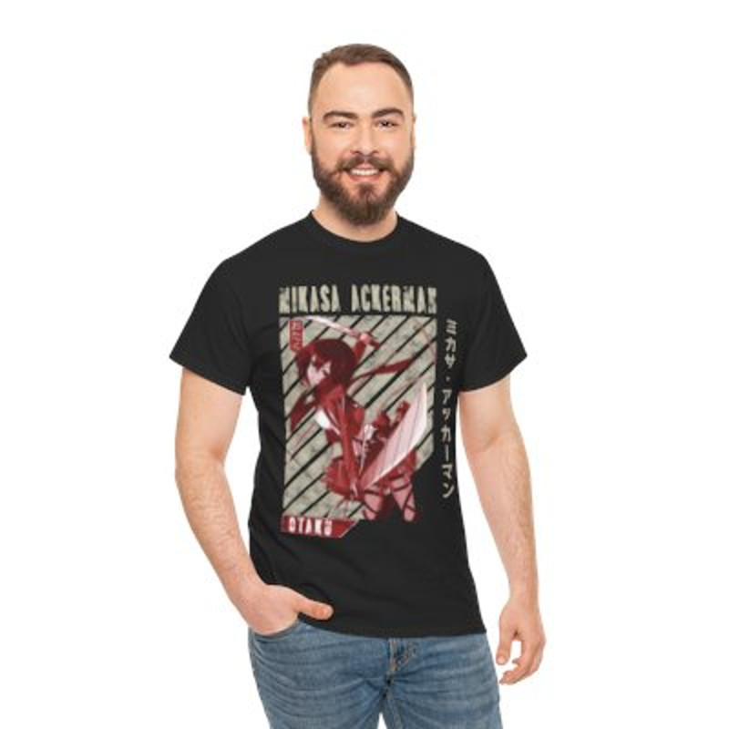 Attack on Titan-Mikasa Ackerman Unisex Heavy Cotton_yythkg.jpg