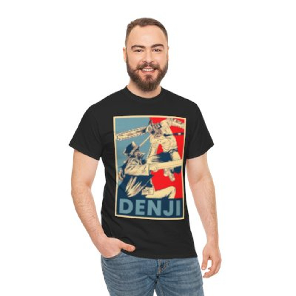 Chainsaw man - Denji Unisex Heavy Cotton Tee_yythkg.jpg