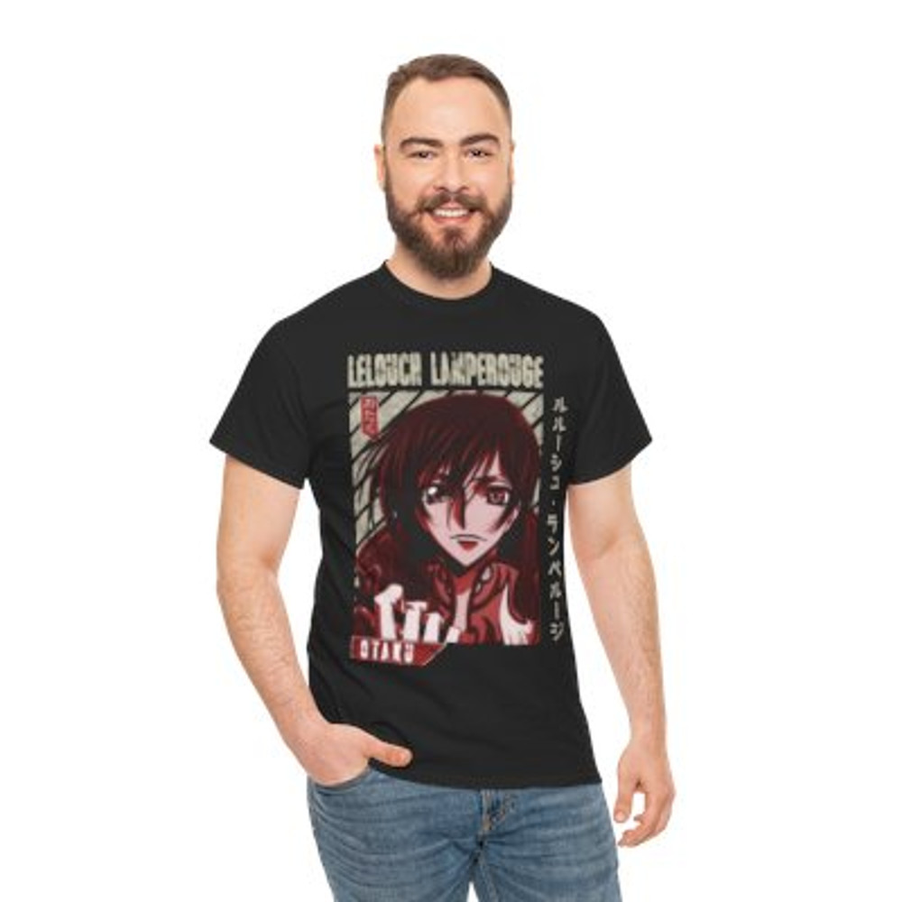 Code Geass-Lelouch Lamperouge Unisex Heavy Cotton Tee_yyth.jpg