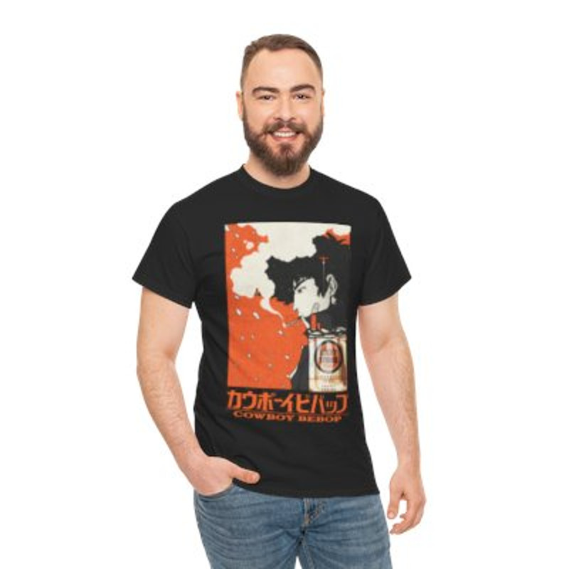Cowboys Bebops Spike anime Unisex Heavy Cotton Tee_.jpg