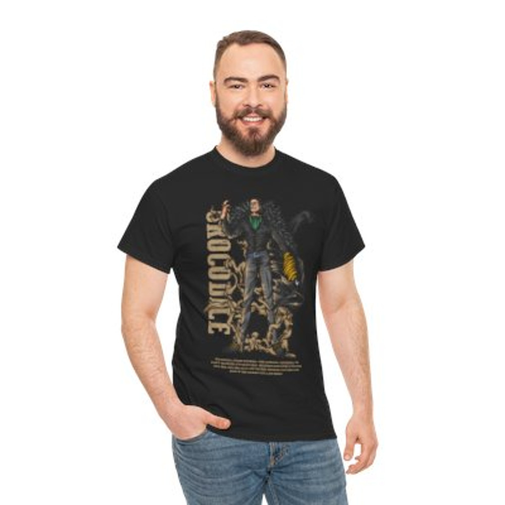 Crocodile Unisex Heavy Cotton Tee Casual Classic Fa.jpg