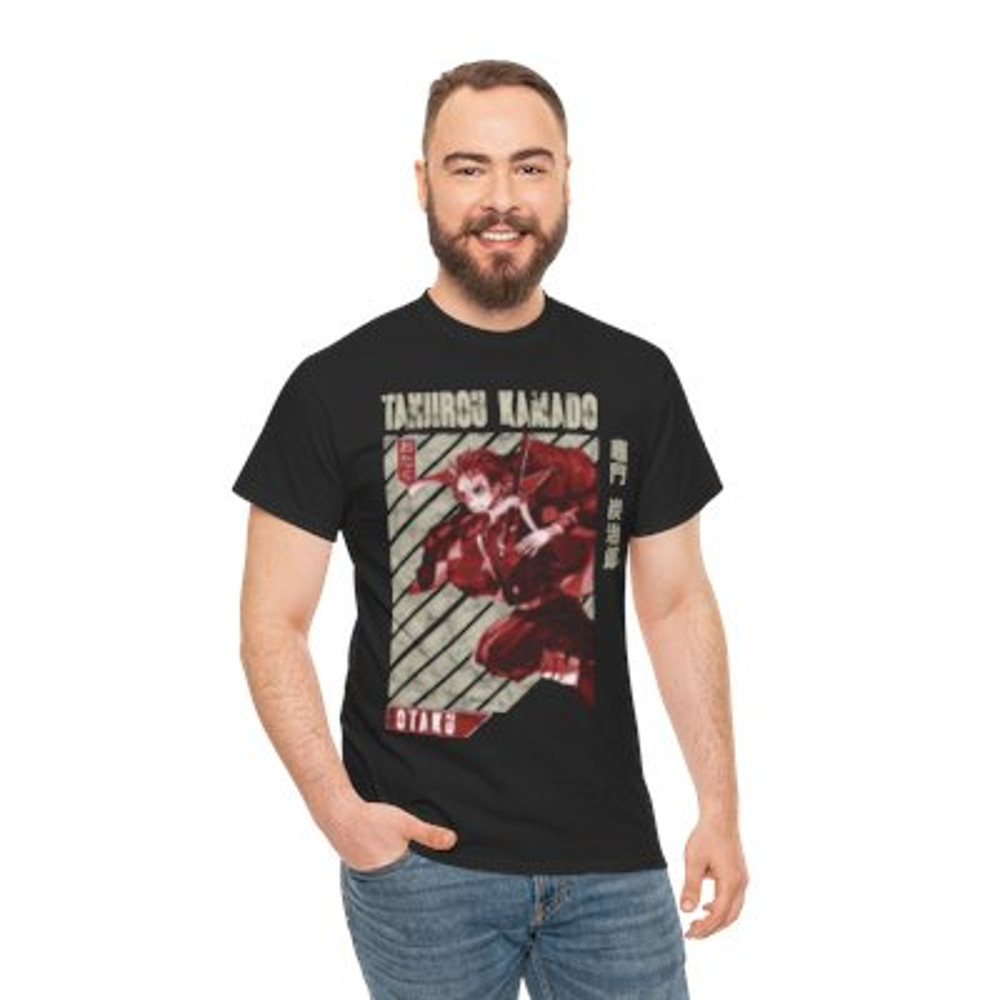 Demon Slayer- Tanjiro Kamado Unisex Heavy Cotton Te.jpg