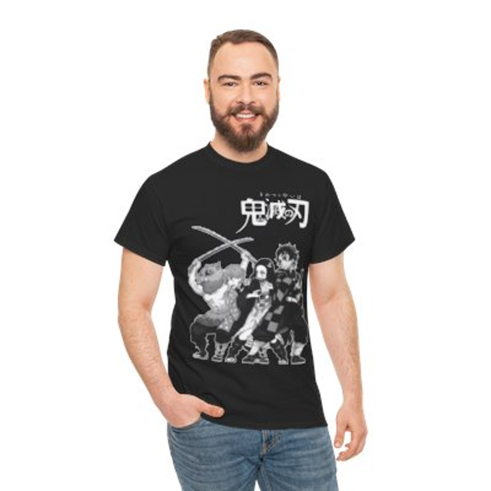 Demon Slayer Unisex Heavy Cotton Tee Casual Classic (1).jpg