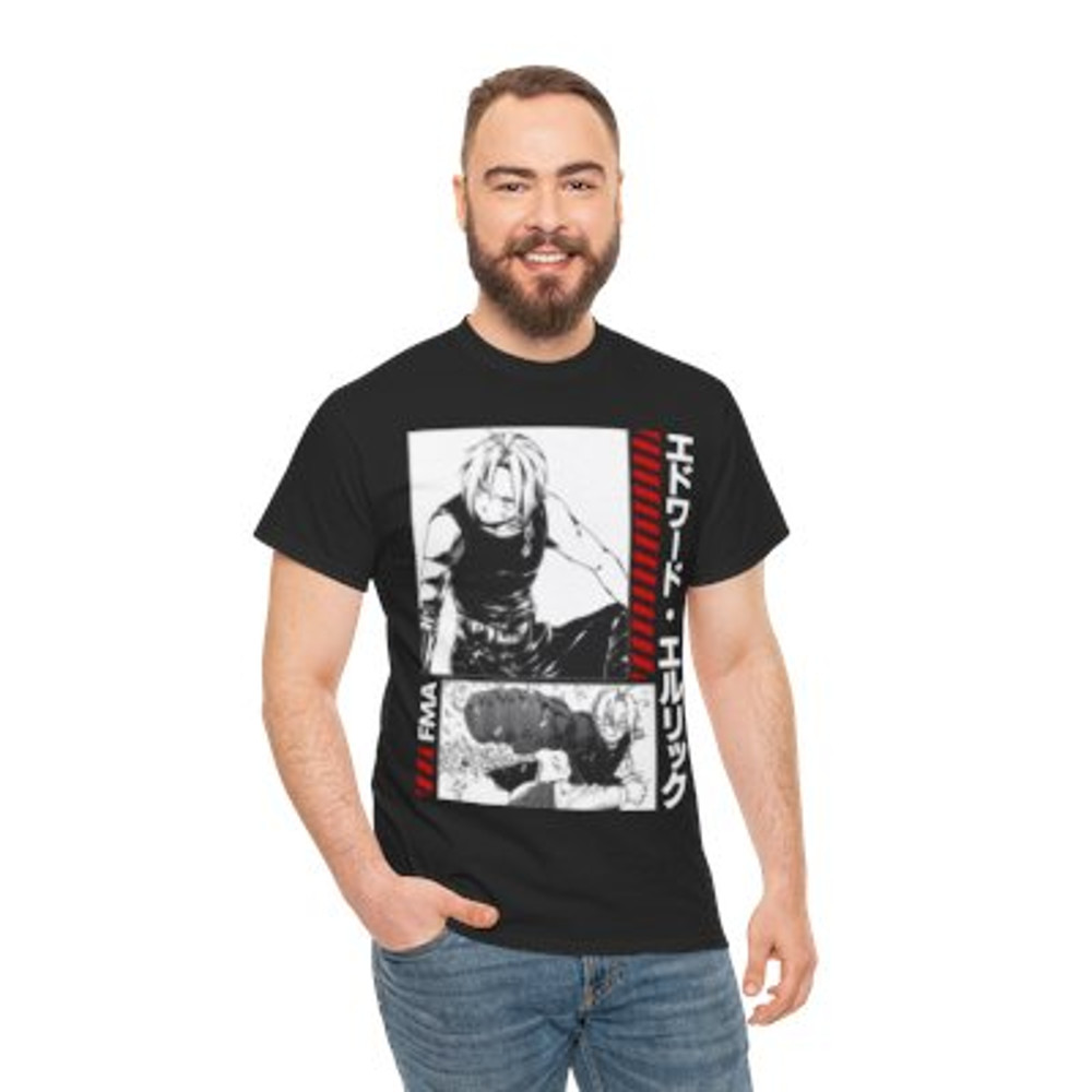 Edward Elric Unisex Heavy Cotton Tee Casual Classic.jpg