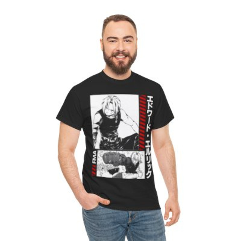Edward Elric Unisex Heavy Cotton Tee Casual Classic.jpg