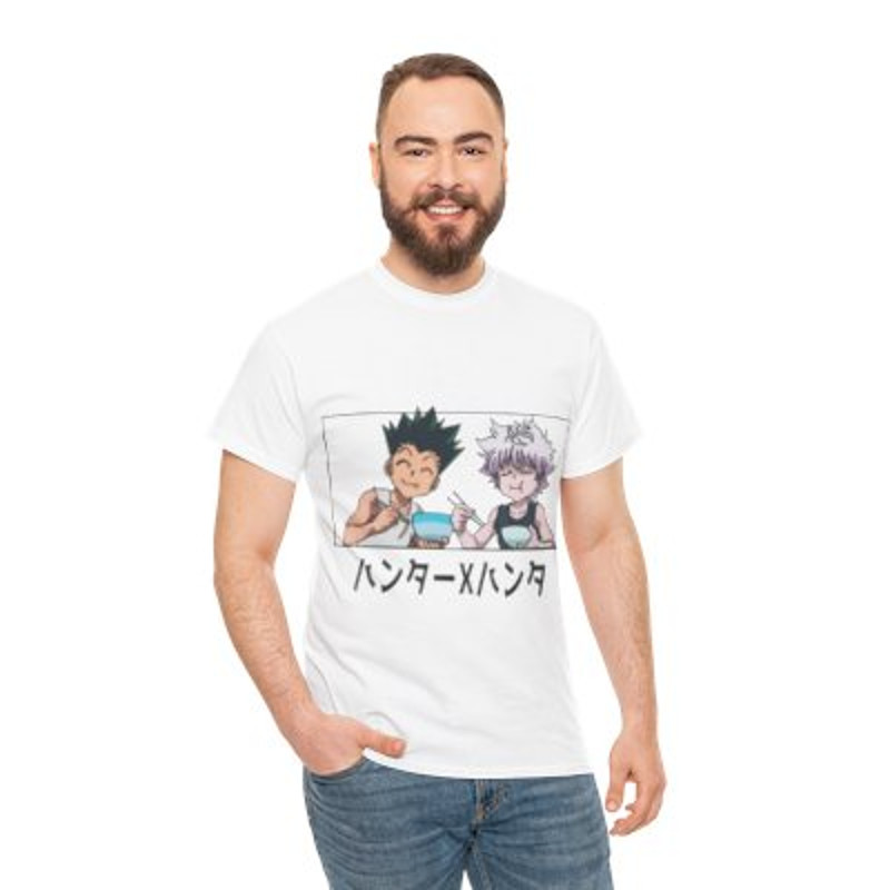 Funny Gon Killua Heavy Cotton Tee Casual Classic_yy.jpg