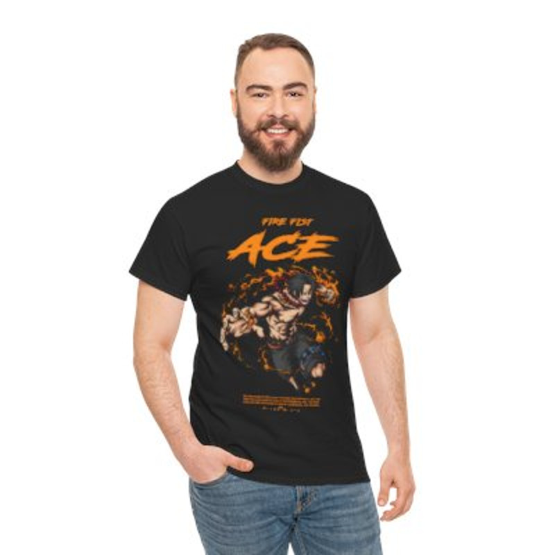 Hiken No Ace One Piece Unisex Heavy Cotton T.jpg