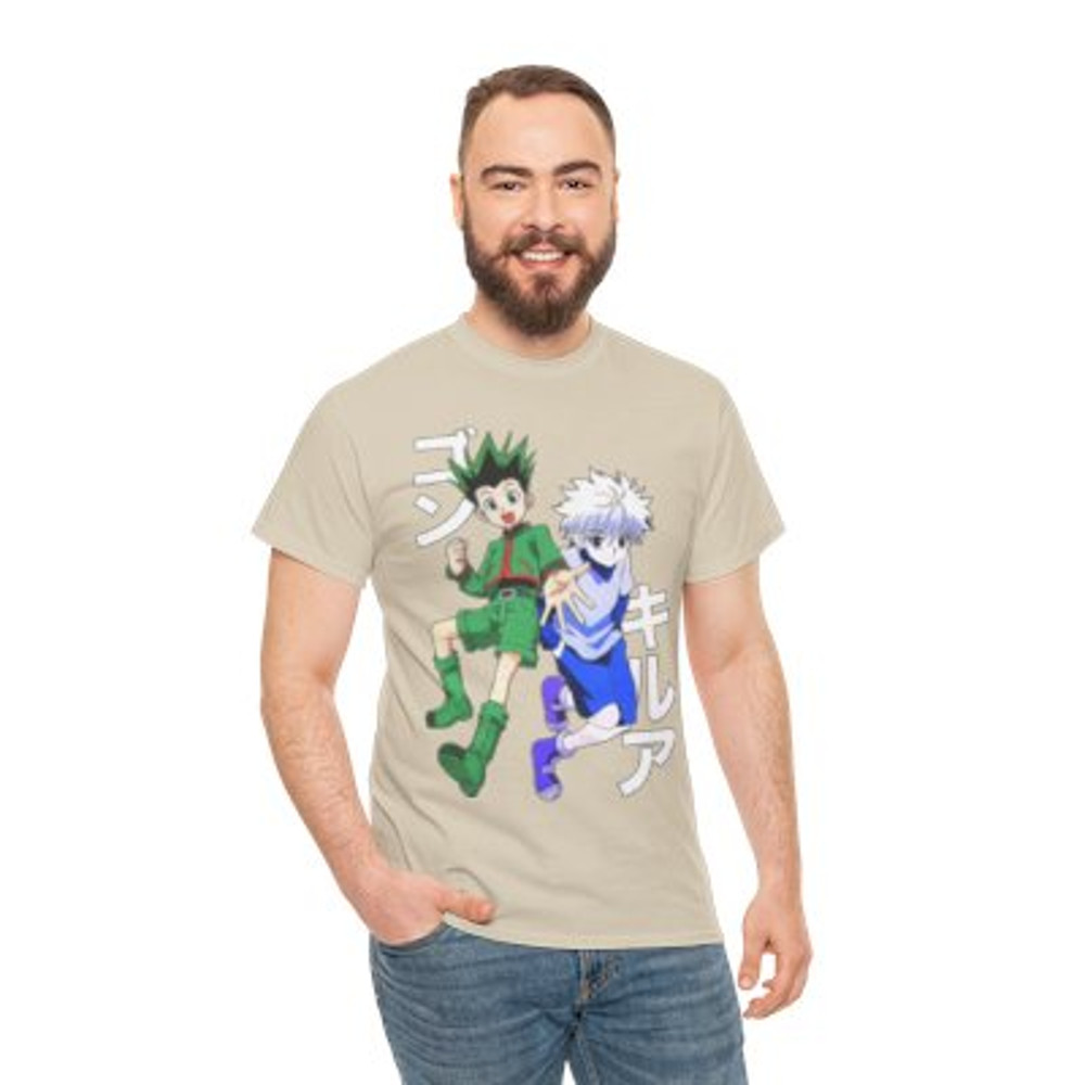 HXH Gon &_ Killua Heavy Cotton Tee Casual_yythkg.jpg