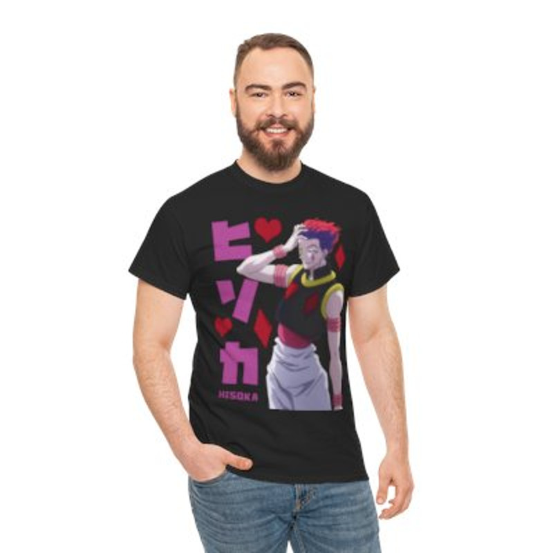 HXH Hisoka Morow Heavy Cotton Tee Casual Classic_yy.jpg