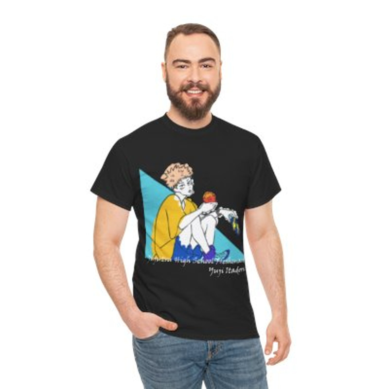 Itadori JJK Heavy Cotton Tee Casual Classic Fabric_.jpg