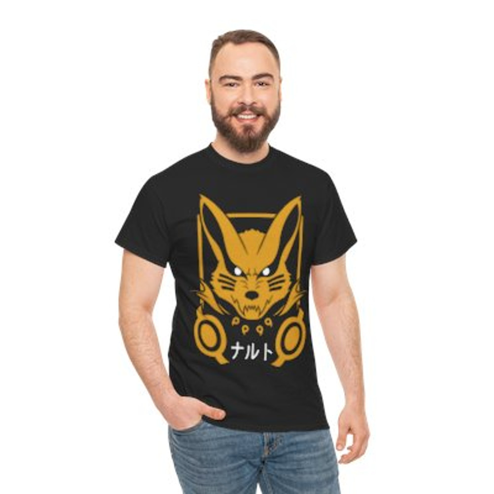 Kurama Kyuubi - Naruto Shippuden Unisex Heavy Cotto.jpg