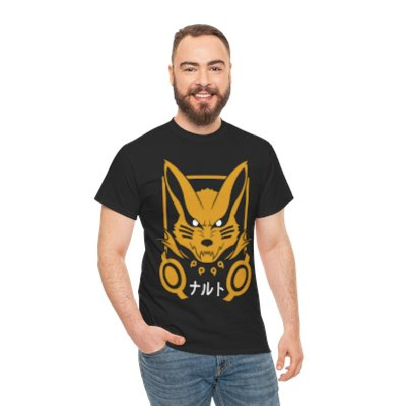 Kurama Kyuubi - Naruto Shippuden Unisex Heavy Cotto.jpg