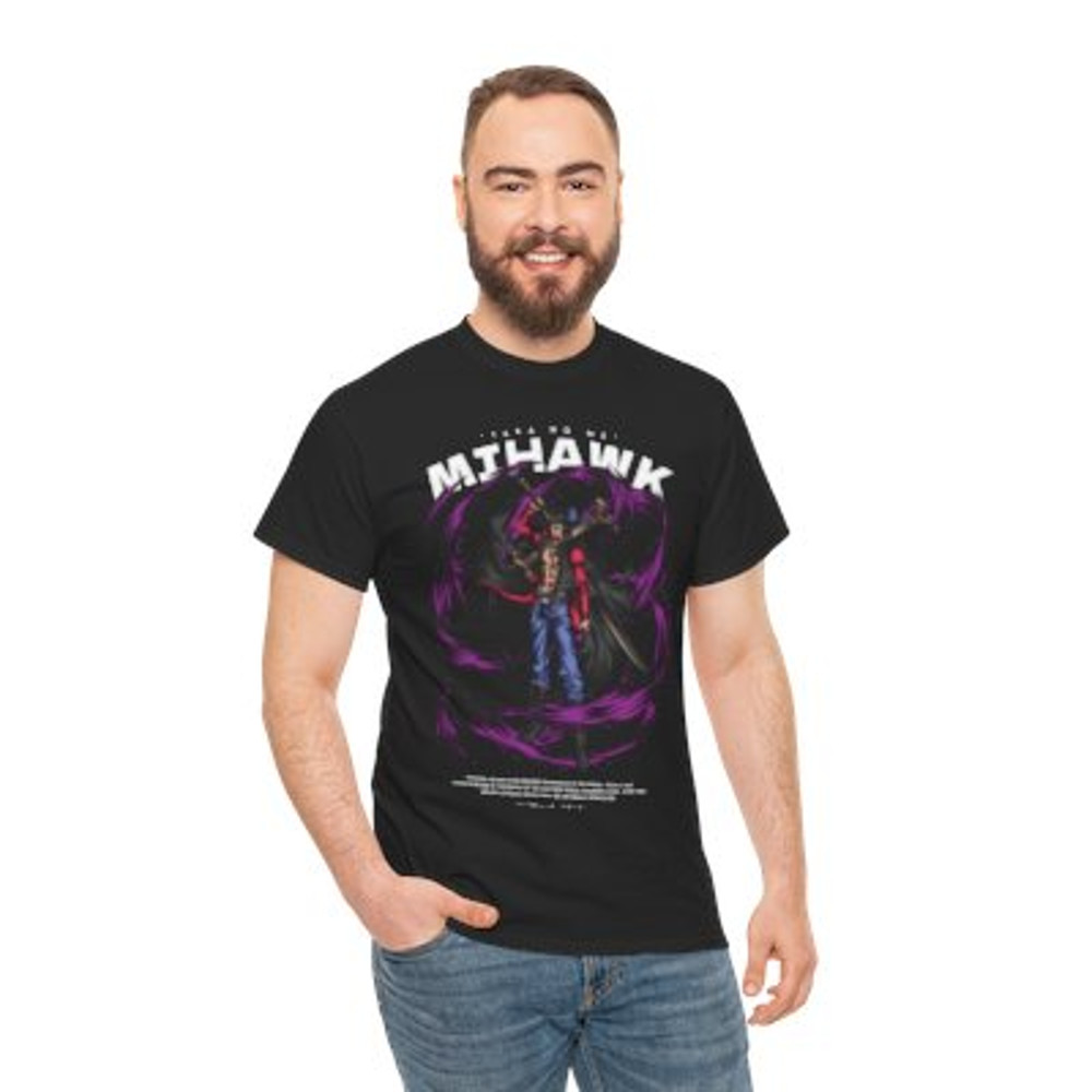 Mihawk One Piece Unisex Heavy Cotton Tee Casual_yyt.jpg