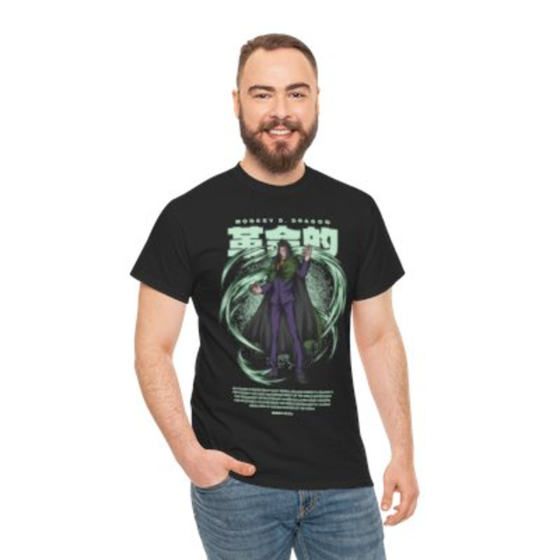Monkey Dragon Unisex Heavy Cotton Tee Casual Classi.jpg