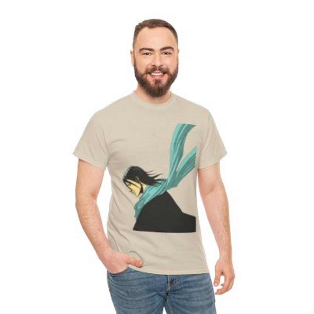 Anime Byakuya Kuchiki Unisex Heavy Cotton Tee Casua.jpg