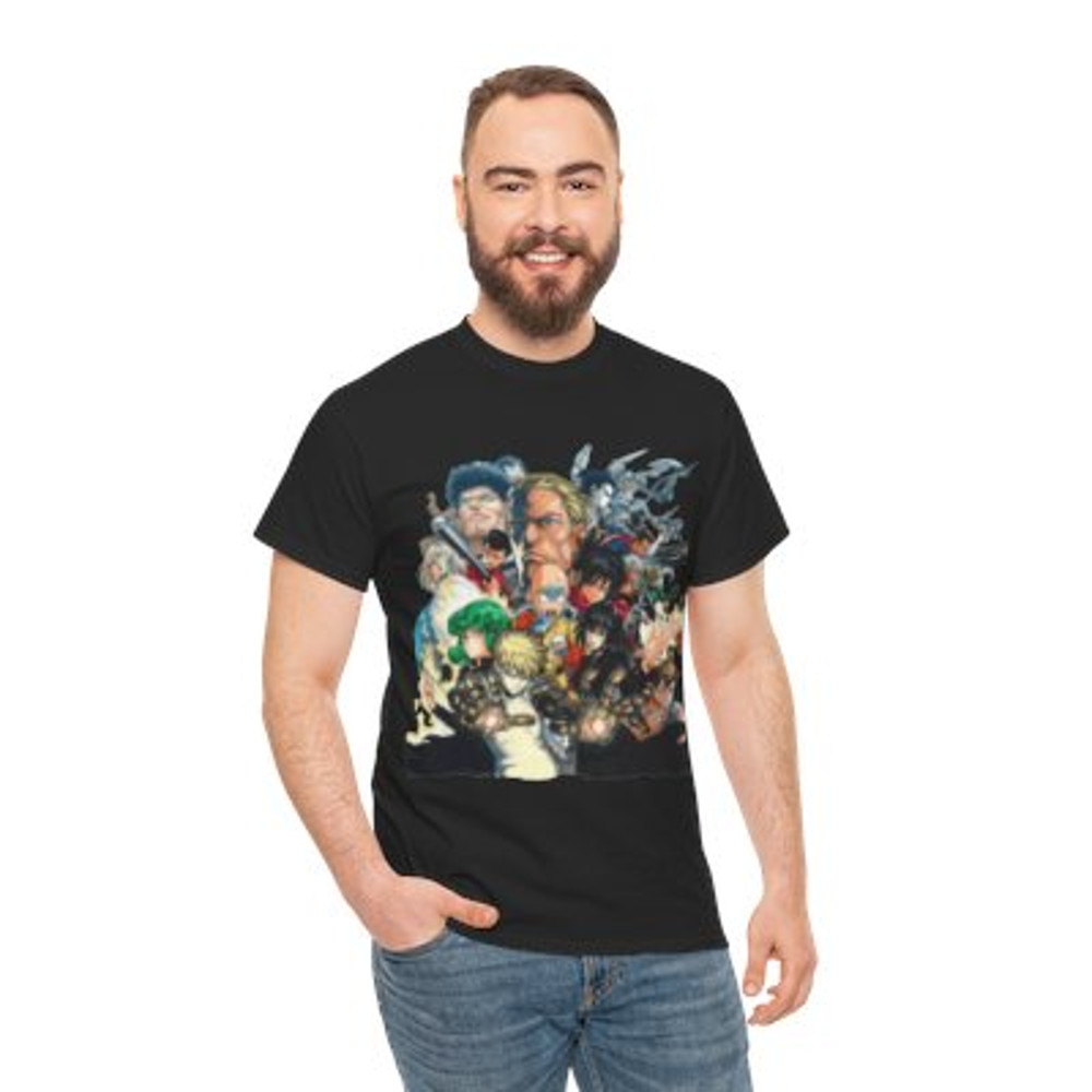 Anime League of Heros Unisex Heavy Cotton Tee_yythk.jpg