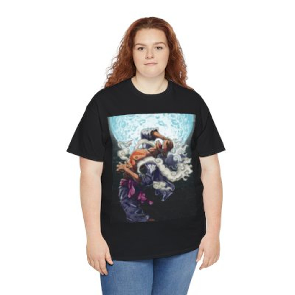 Anime Luffy fifth Gear Laughing Unisex Heavy Cotton.jpg