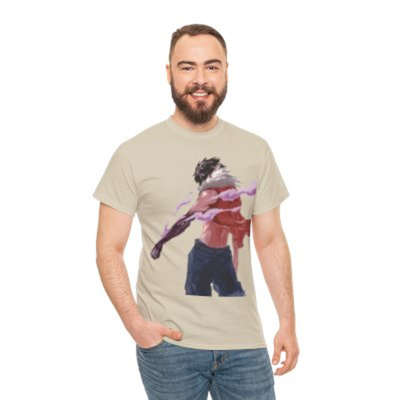 Anime Monkey D. Luffy Attack Unisex Heavy Cotton_yy.jpg