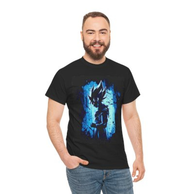 Anime Super Saiyan Black Edition Unisex Heavy Cotto.jpg