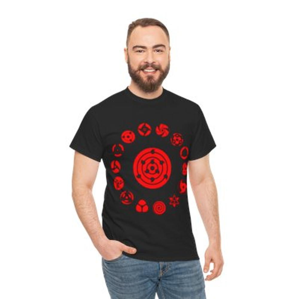 Anime uchiha sharingan Unisex Heavy Cotton Tee Casu.jpg