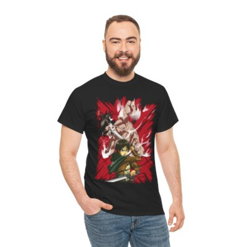 Attack On titan - Eren Unisex Heavy Cotton T.jpg