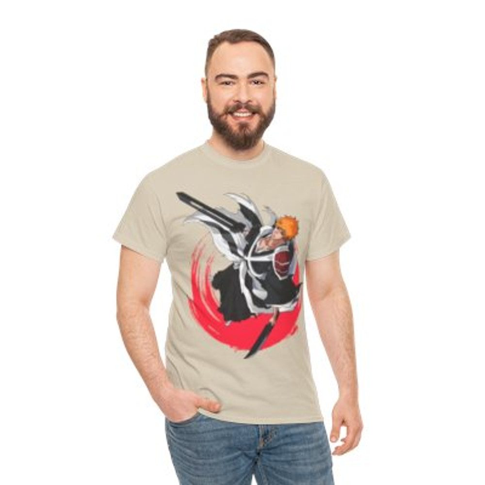Bleach - Ichigo Kurosaki Unisex Heavy Cotton Tee_yy.jpg