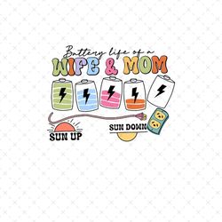 battery life of a wife mom png, funny exhausted mom png, 81